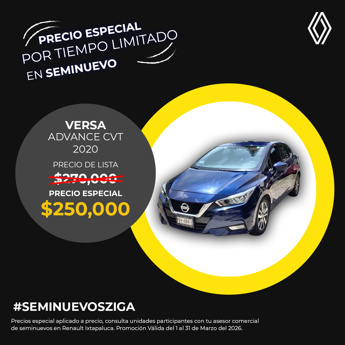 Nissan Versa Advance 2020