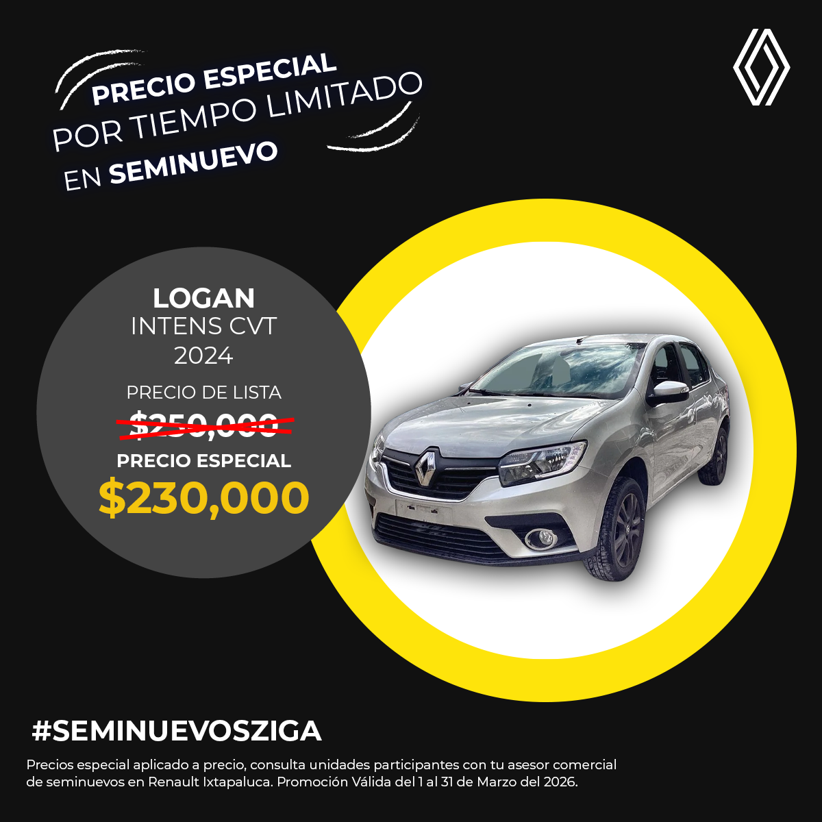 Renault Logan Intens 2024